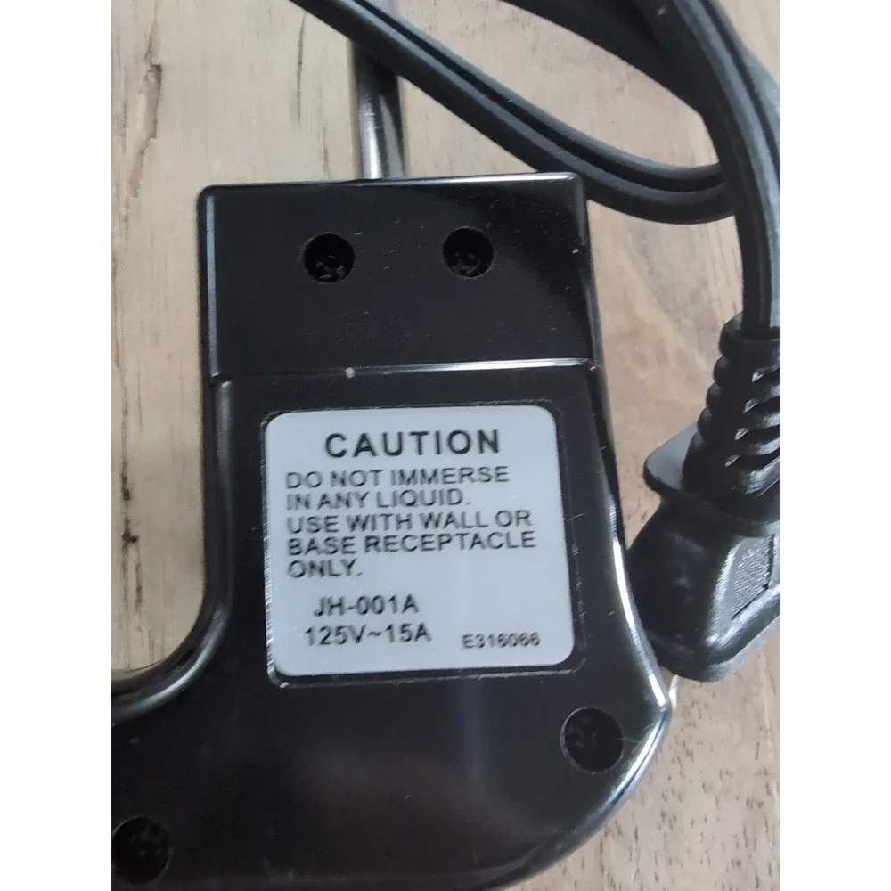 Maxi Matic Elite JH-001A E316066 Griddle Skillet Heat‎ Control Power Cord Probe
